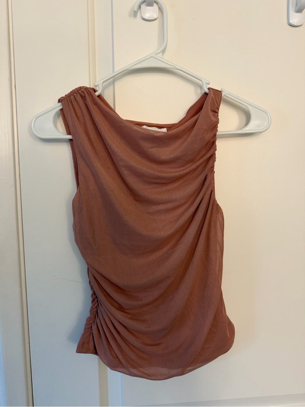 Rose/Nude Ruched Camisole